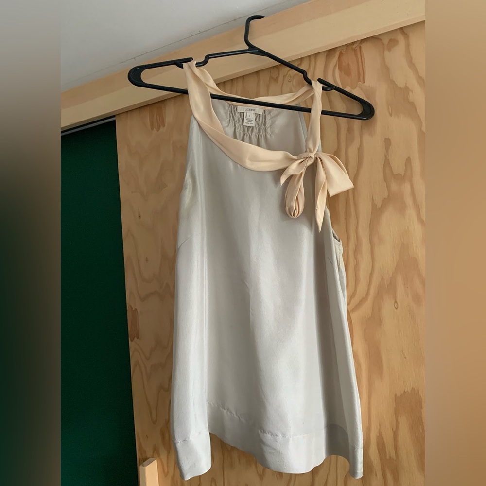 J Crew Silk Sleeveless Blouse